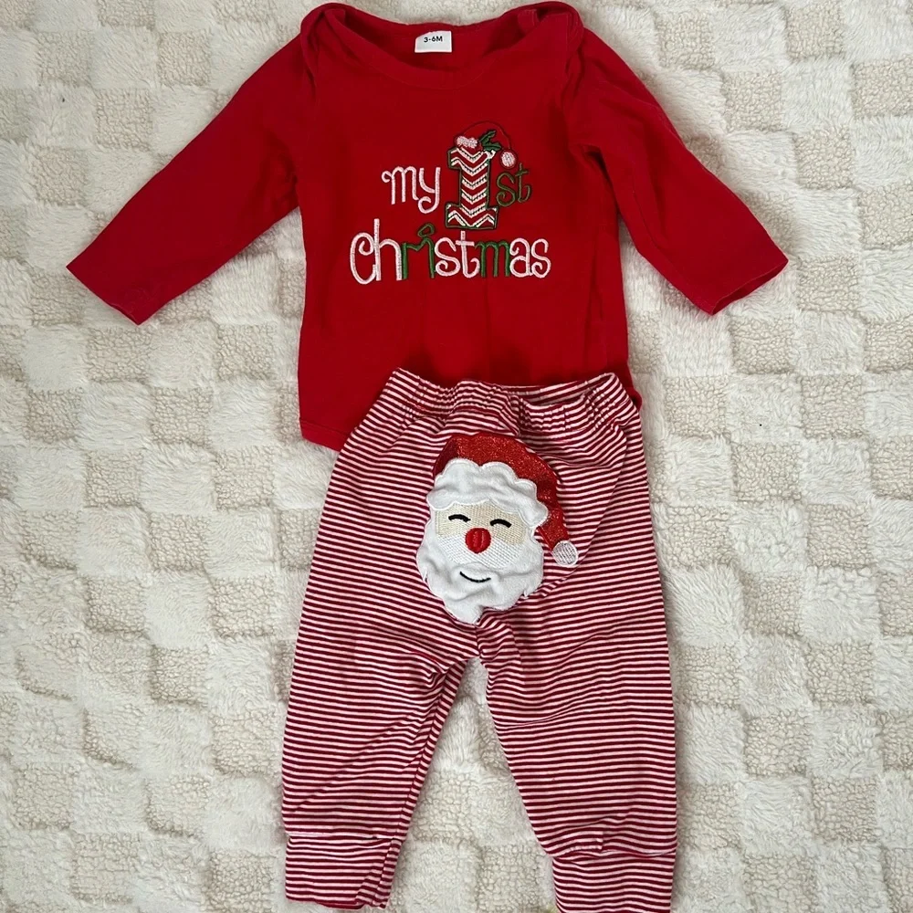 Christmas Infant PJ/Outfit Bundle Set